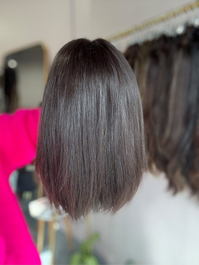 Tilly 12" | Brunette European Human Hair Wig - Image 7