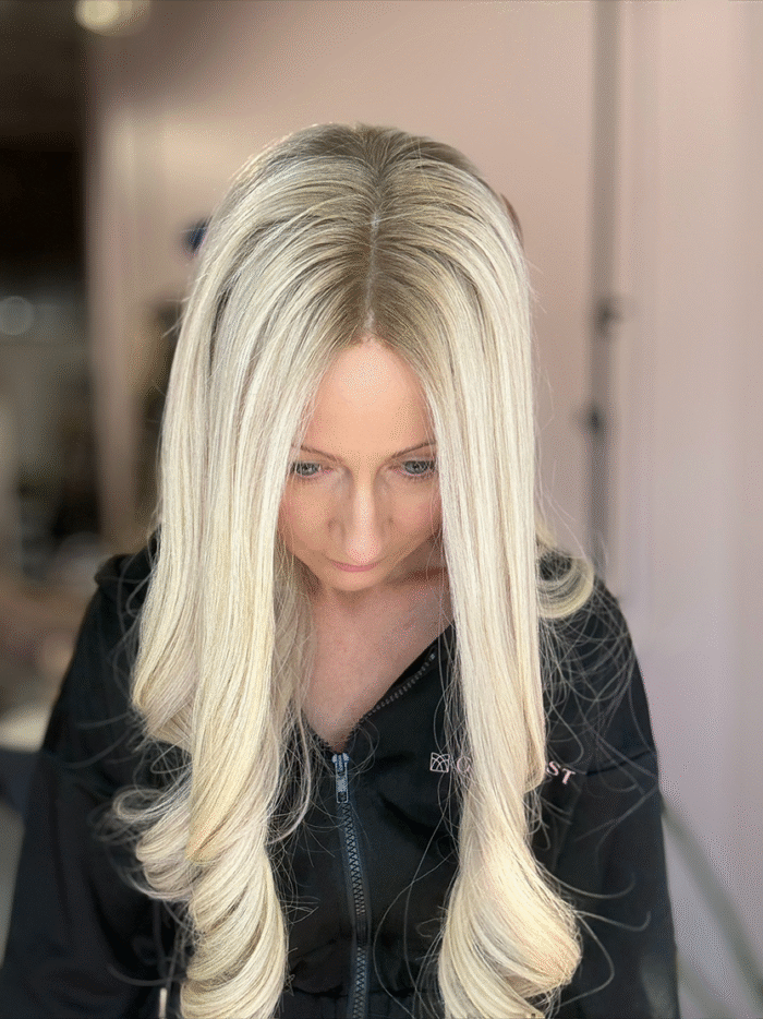 Vanilla Blonde 22" | Human Hair Wig - Image 4