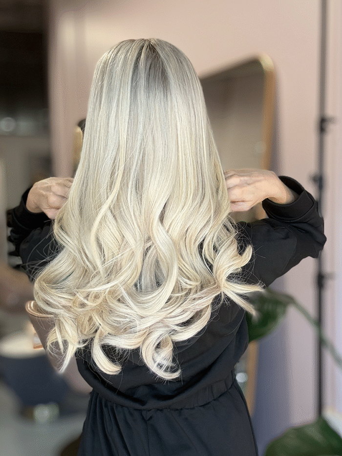 Vanilla Blonde 22" | Human Hair Wig - Image 8