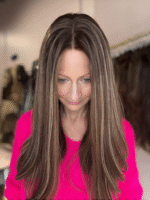 Zara 20" | Brunette Human Hair Wig - Image 7