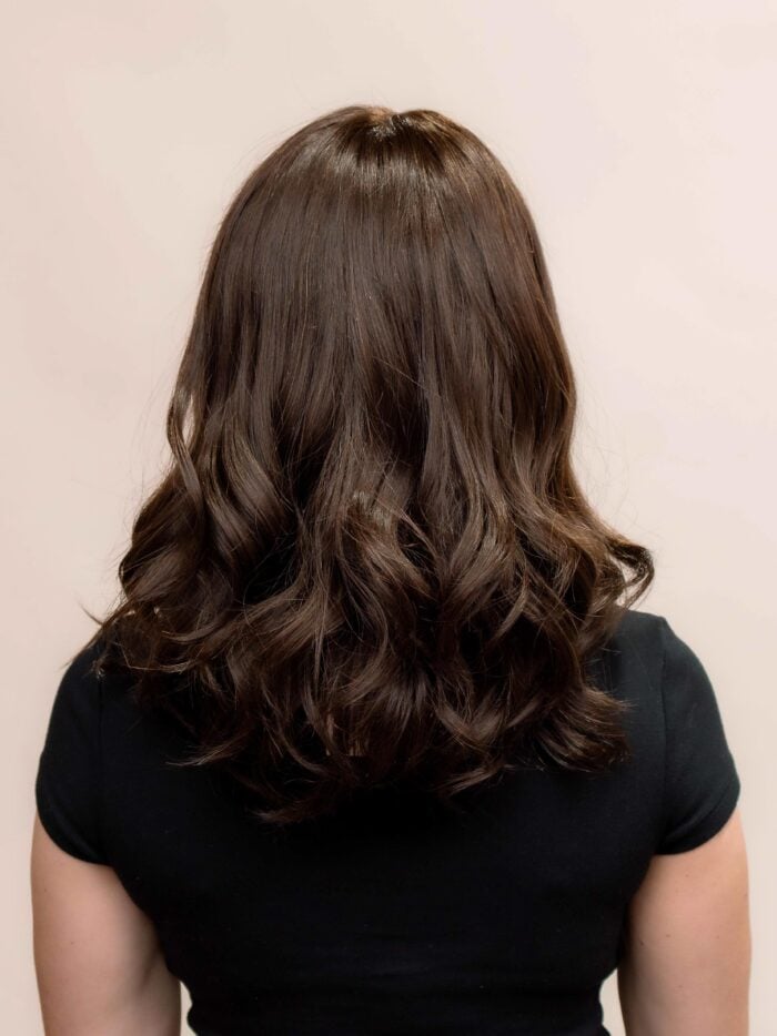 Bella 16" | Brunette European Human Hair Wig - Image 3