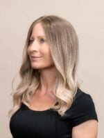 Sandy 18" | Blonde Human Hair Lace Topper - Image 2