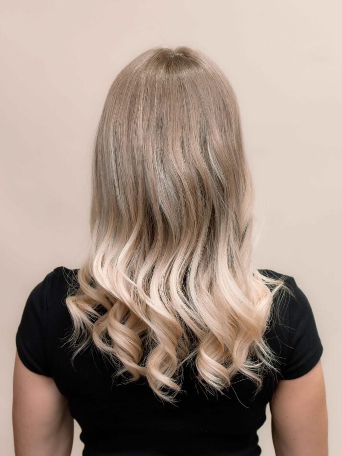 Sandy 18" | Blonde Human Hair Lace Topper - Image 3