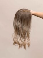 Sandy 18" | Blonde Human Hair Lace Topper - Image 4