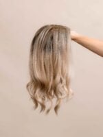 Chloe 16" | Blonde Human Hair Lace Topper - Image 4