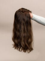 Ava 18" | Fully Hand Tied Wavy Human Hair Wig - Image 4