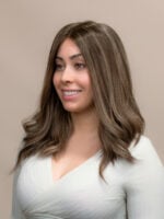 Anastasia 18" | Brunette Human Hair Wig - Image 2