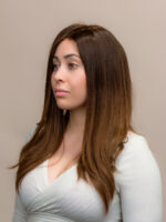 Persia 20" | Brunette Human Hair Wig - Image 3