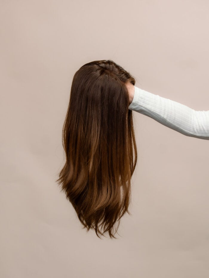 Persia 20" | Brunette Human Hair Wig - Image 4