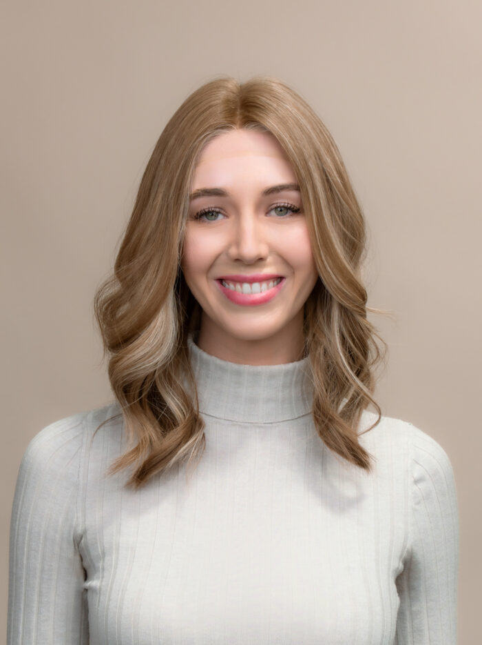 Pecan 18" | Blonde Human Hair Wig - Image 1