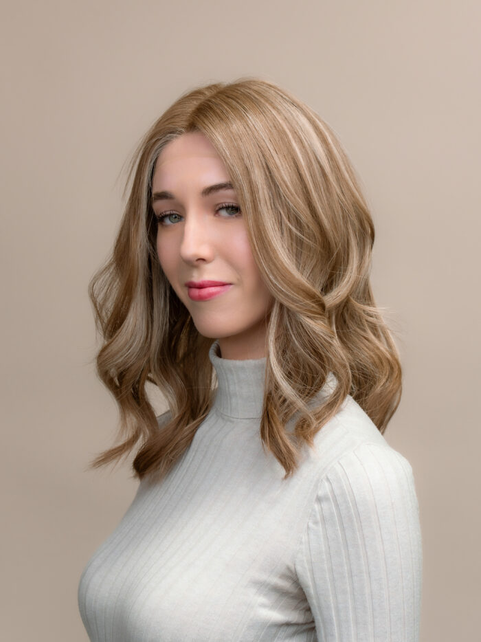 Pecan 18" | Blonde Human Hair Wig - Image 2