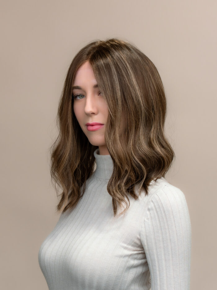 Zara 16" | Brunette Human Hair Wig - Image 2