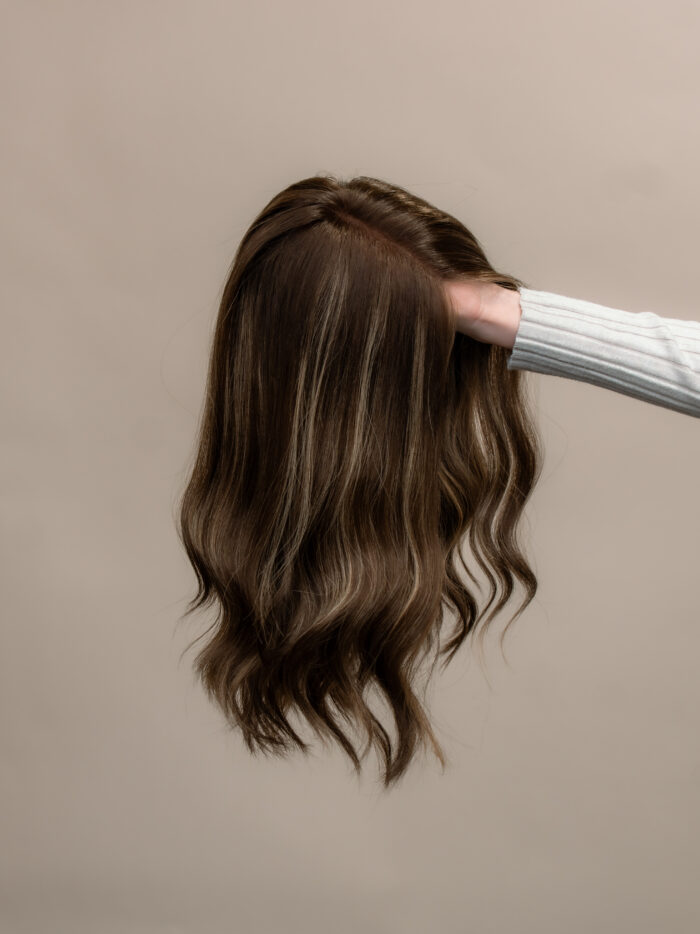 Zara 16" | Brunette Human Hair Wig - Image 4