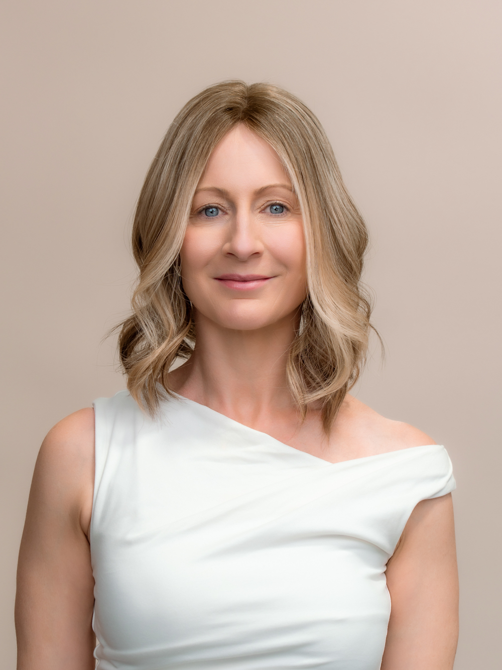 DNZ02097v2 Rose 12" | Blonde Human Hair Lace Topper - Image 1