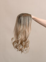 Chloe 18" | Blonde Human Hair Lace Topper - Image 5