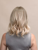 Sandy 12" | Blonde Human Hair Lace Topper - Image 4