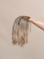 Chloe 12" | Blonde Human Hair Lace Topper - Image 5