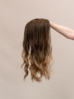 Zelda 20" | Brunette Human Hair Lace Topper - Image 5