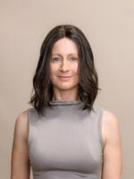 Raven 14" |  Grey Human Hair Lace Topper