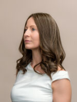Coco 18" |  Brunette Human Hair Silk Topper - Image 3