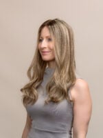 Chanel 20" | Blonde Human Hair Lace Topper - Image 3