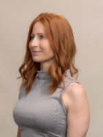 Maeve 16” | Red Human Hair Lace Topper - Image 3