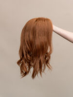 Maeve 16” | Red Human Hair Lace Topper - Image 5