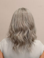 Opal 16” | Grey Human Hair Lace Topper - Image 4