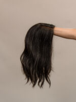 Raven 16" |  Grey Human Hair Lace Topper - Image 5