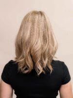 Pecan 14” | Blonde Human Hair Lace Topper - Image 4