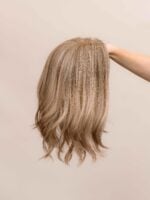 Pecan 14” | Blonde Human Hair Lace Topper - Image 5