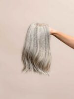 Lynx 12" | Grey Human Hair Wig - Image 5