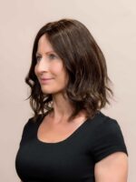 Milan 14” | Brunette Human Hair Lace Topper - Image 3