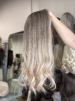 Taylor 20″ | Brunette Human Hair Lace Topper - Image 6