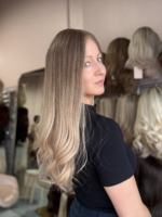 Taylor 20″ | Brunette Human Hair Lace Topper - Image 5