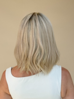 Lulu 12” | Blonde Human Hair Grand Topper - Image 7