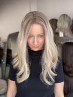 Pearl 18" | Fully Hand Tied Human Hair Wig - Image 4