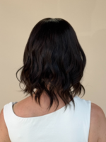 Samara 12″ | Brunette Human Hair Lace Topper - Image 7