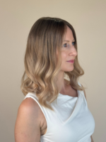 Taylor 16” | Brunette Human Hair Lace Topper - Image 4