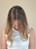 Taylor 16” | Brunette Human Hair Lace Topper - Image 6