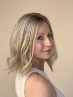 Astra 12” | Blonde Human Hair Lace Topper - Image 4