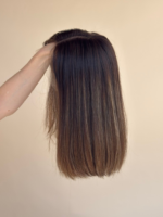 Ava 14″ | Brunette Human Hair Wig - Image 8