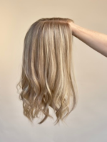 Bondi 16” | Blonde Human Hair Lace Topper - Image 5