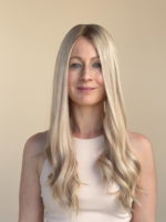 Lulu 22” | Blonde Human Hair Silk Topper - Image 2