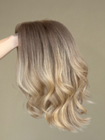 Pearl 12” | Blonde Human Hair Lace Topper - Image 6