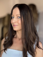 Brandy 18″ | Brunette Human Hair Lace Topper - Image 4