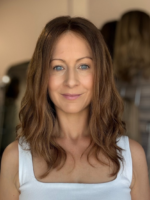 Cinnamon 14″ | Brunette Wavy Human Hair Wig - Image 2