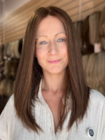 Amber 16″ | Brunette Human Hair Wig - Image 2