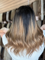 Espresso Honey 18″ | Fully Hand Tied Human Hair Wig - Image 6