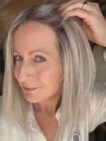 Luna 14” | Blonde Human Hair Grand Topper - Image 6